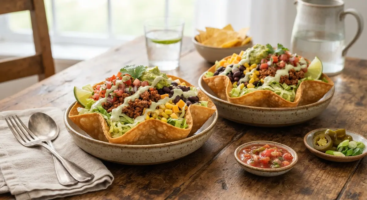 Easy Taco Salad Bowls (mild)